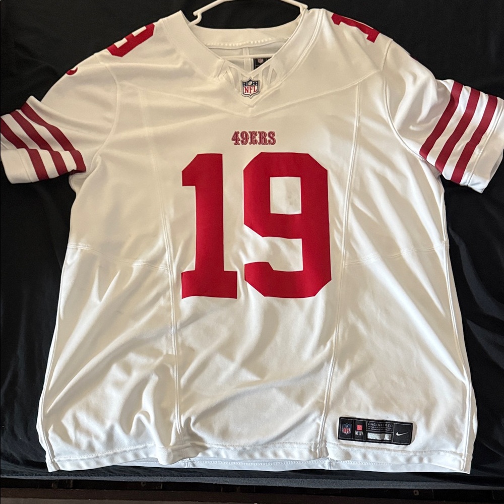 NFL White and Red 49ers Jersey
